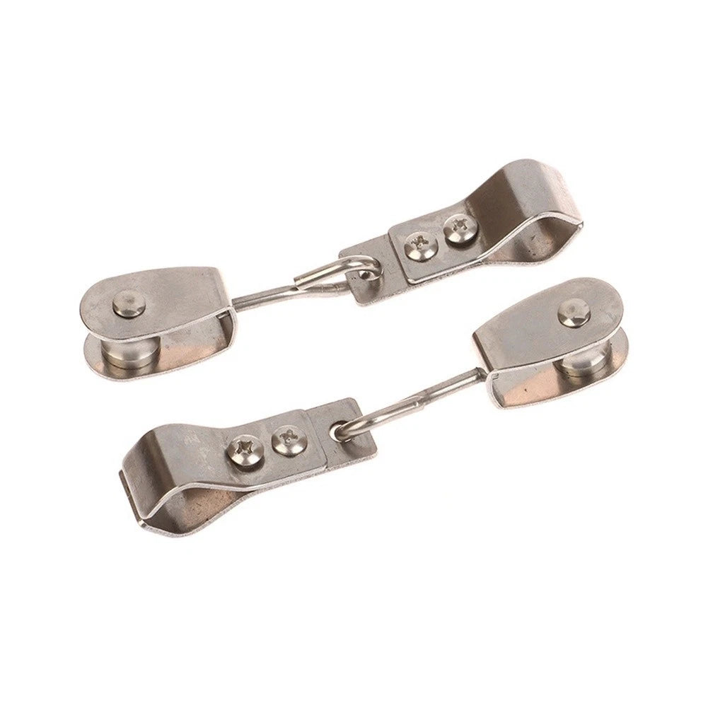 304 Stainless Steel Flat Opening Hinge for Cabinets (1.7x2x1.8cm)