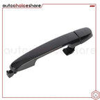 Set of 2 Black Exterior Door Handles for Toyota Corolla (2003–2013)