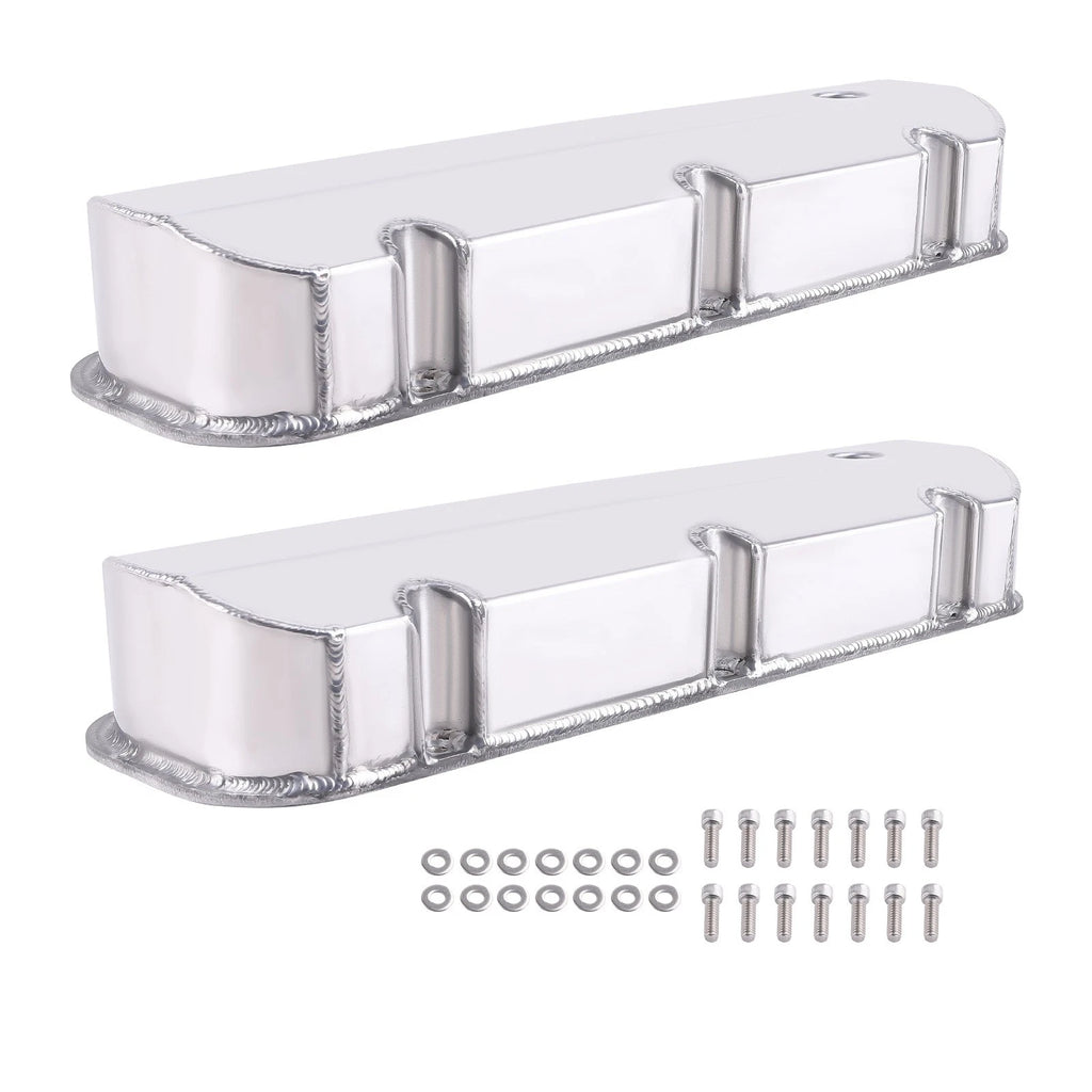 Fabricated Aluminum Tall Valve Covers for Big Block Chevy 502 (1965–1995)