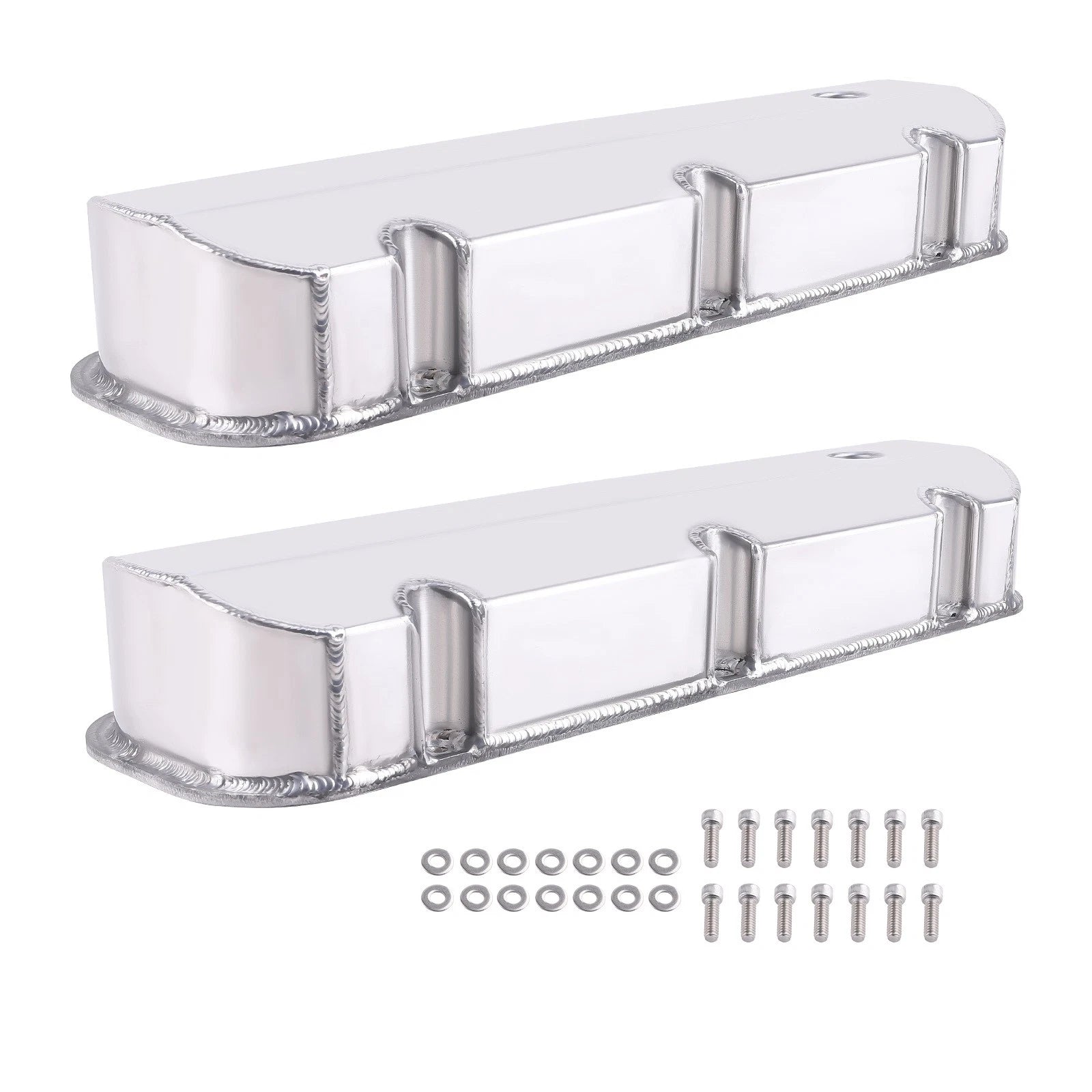 Fabricated Aluminum Tall Valve Covers for Big Block Chevy 502 (1965–1995)