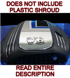 Engine Shroud Dress Up Kit for 5.7 HEMI V8 Dodge Challenger R/T (2008–2023)