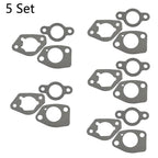 Set of 5 Carburetor Gasket Repair Parts for Honda GX390 GX340 (11HP 13HP)