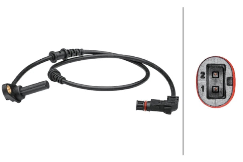 Hella Front Right ABS Wheel Speed Sensor for Mercedes E200 (2000–2002)