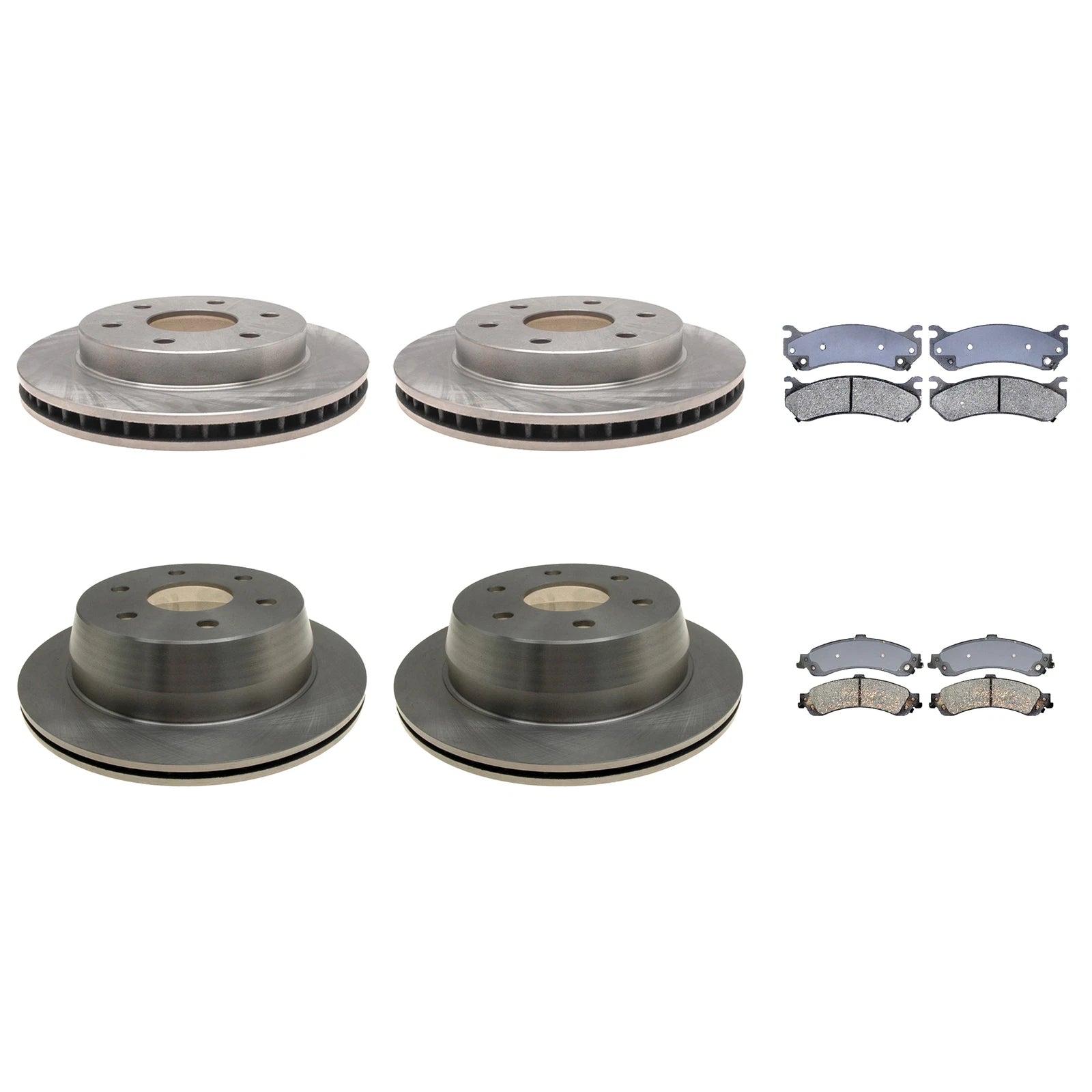 Brake Kit Disc Rotors Pads for Chevrolet Astro GMC Sierra (1995–2005)