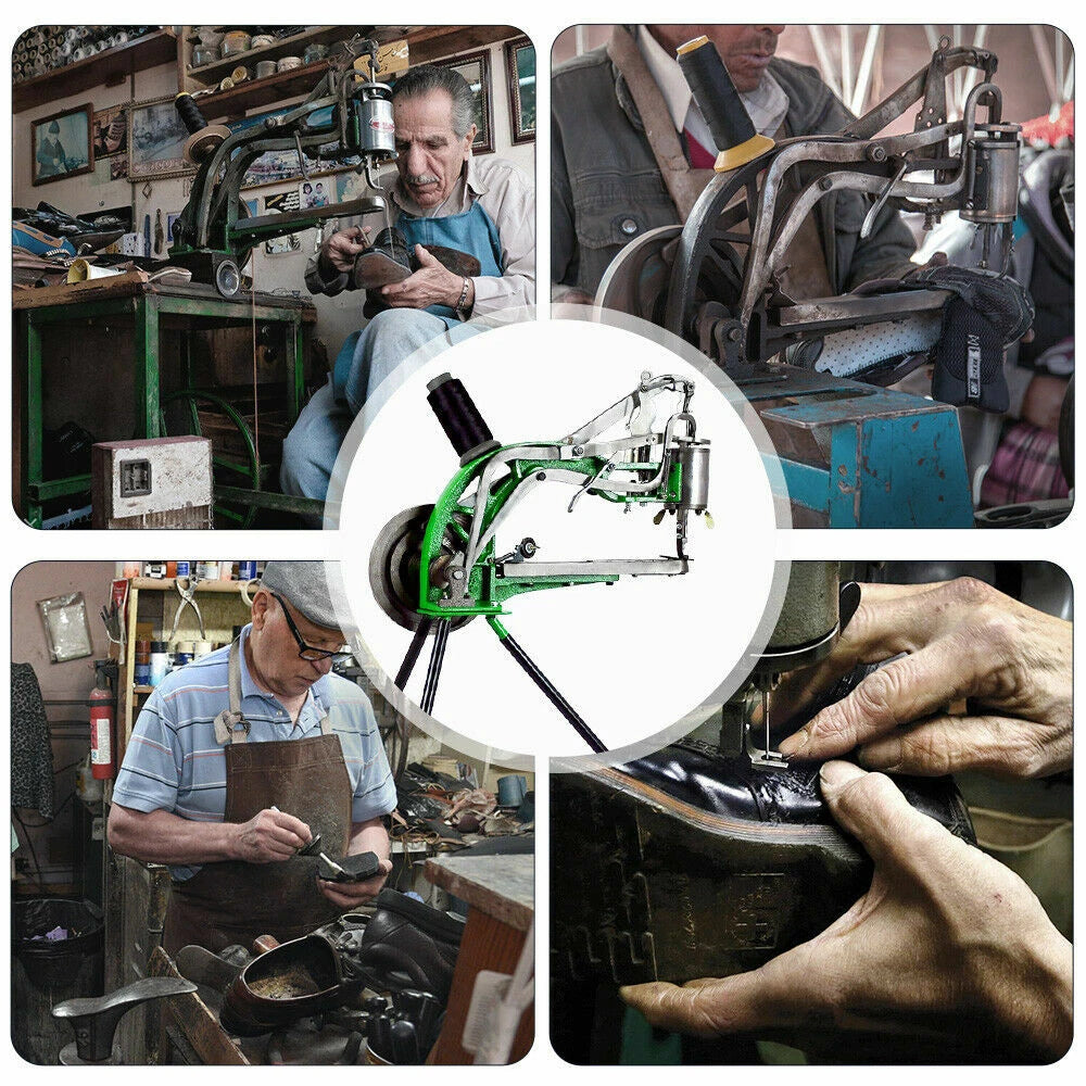 Shoe Repair Sewing Machine for Leather and Cloth (Dual Thread)