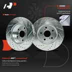 Front Drilled Brake Rotor & Brake Pad for Toyota Prius Corolla (2016–2022)