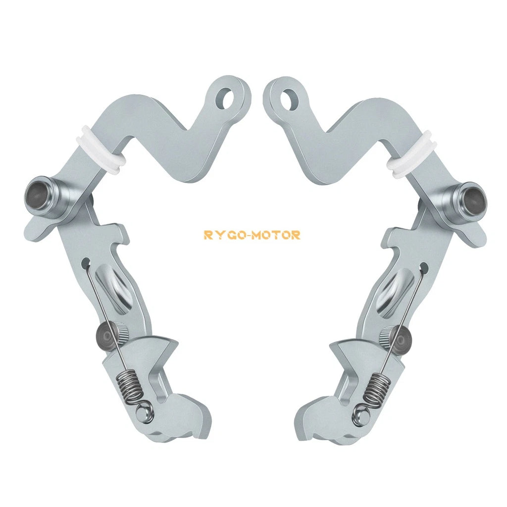 Left & Right Brake Lever Bracket for Kawasaki Mule 2510 3000 3010 3020 4000 4010