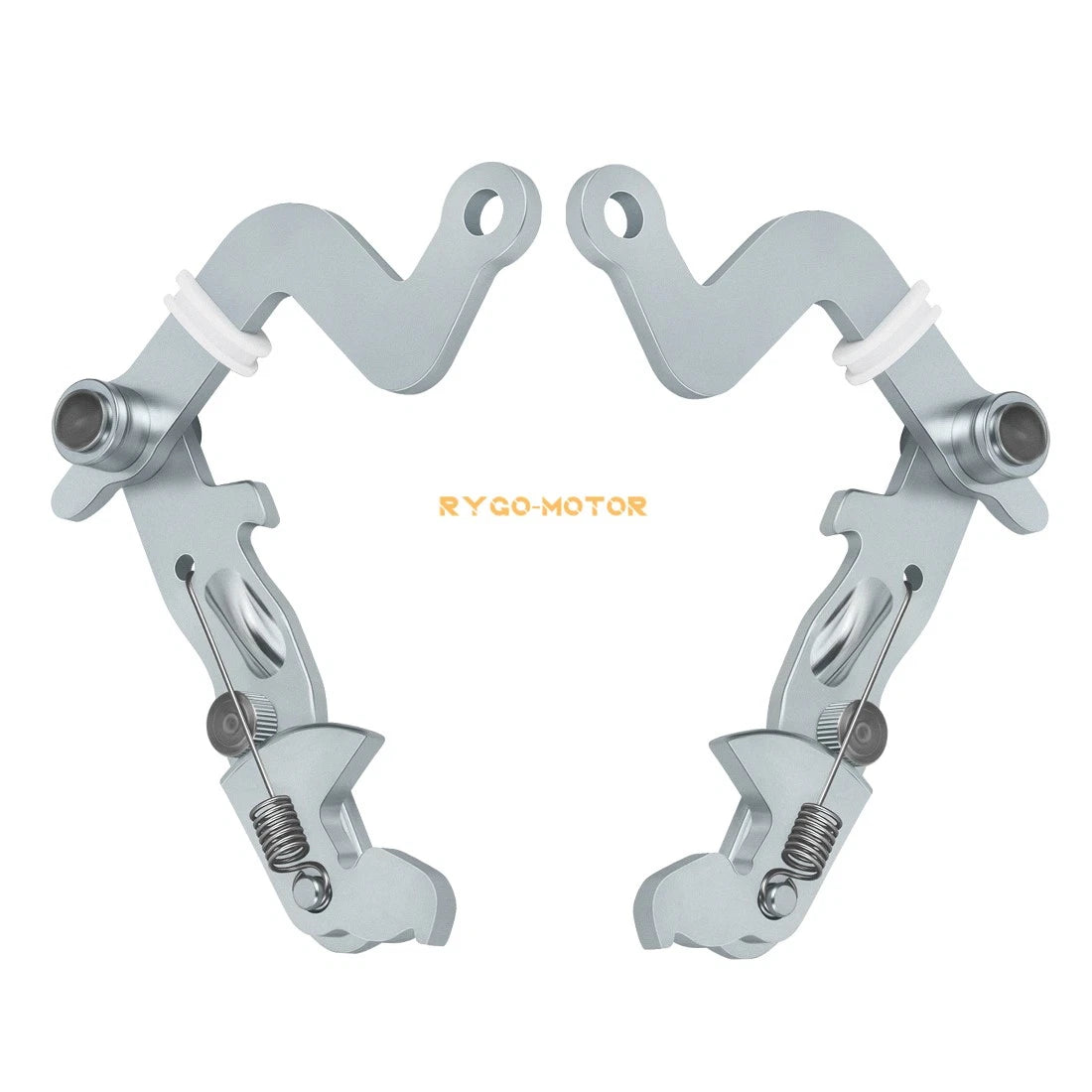 Left & Right Brake Lever Bracket for Kawasaki Mule 2510 3000 3010 3020 4000 4010