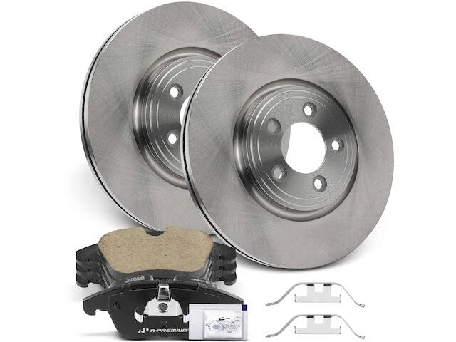 Front Brake Pad and Rotor Kit for Jaguar XK (2007–2009) TB494SN
