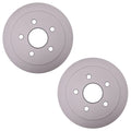 Set of 2 Rear Coated Disc Brake Rotors for Buick Regal, Chevy Impala