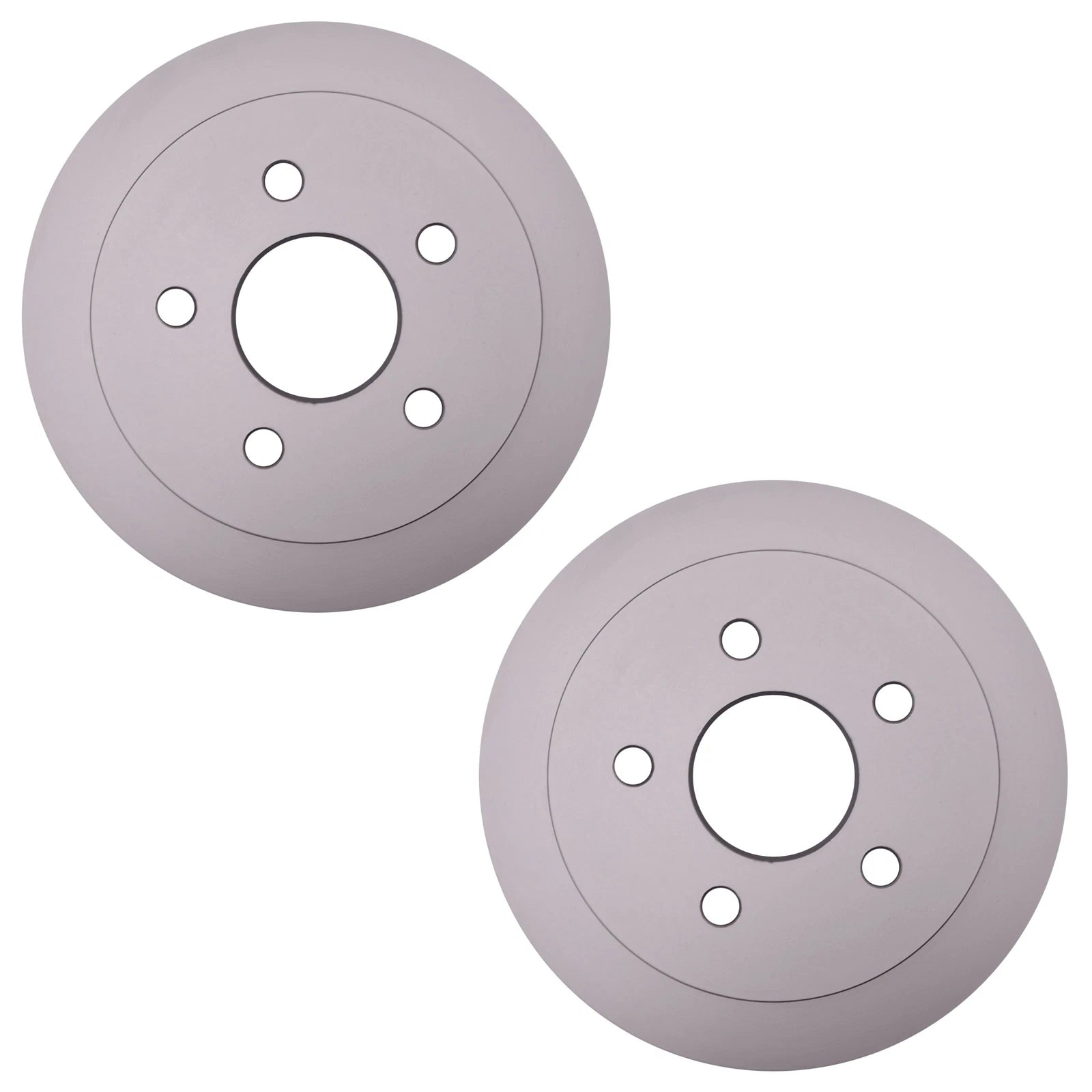 Set of 2 Rear Coated Disc Brake Rotors for Buick Regal, Chevy Impala