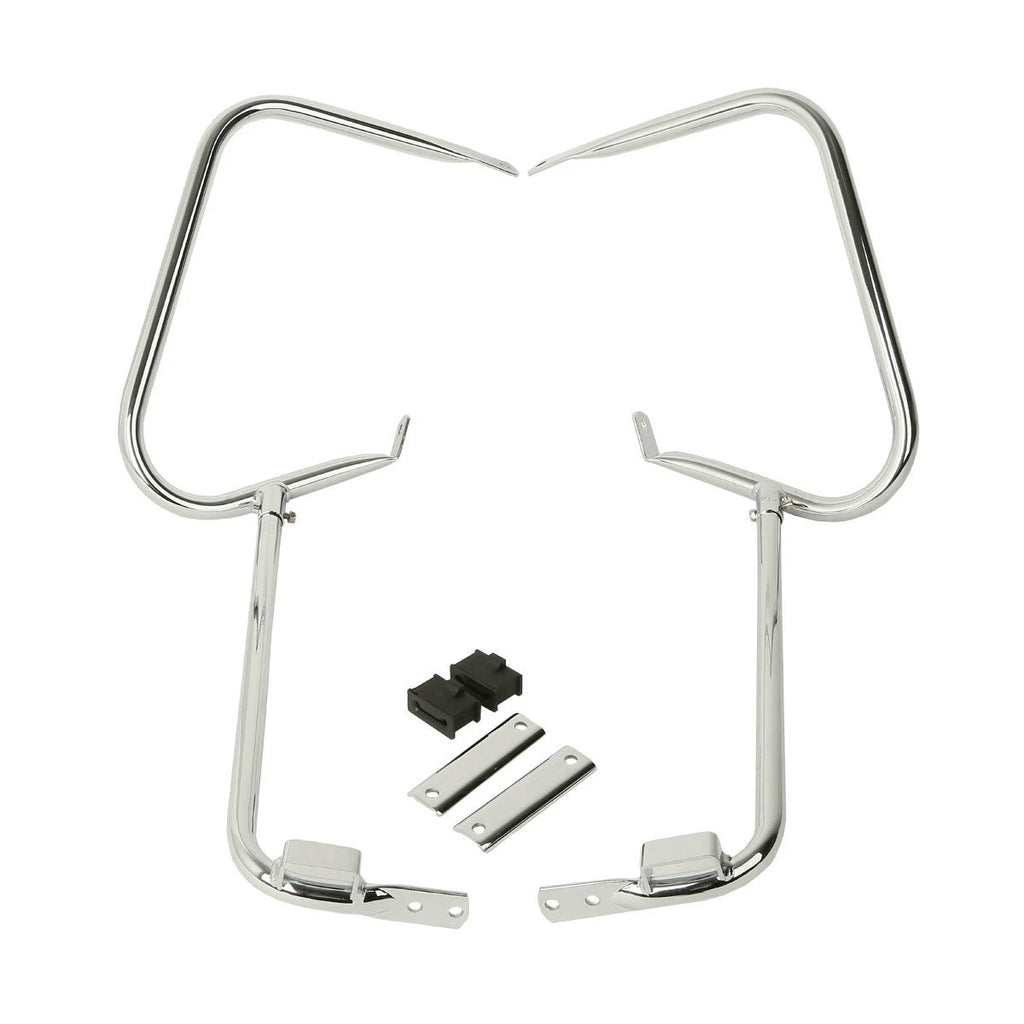 Chrome Saddlebags Guard Bracket for Harley Touring Electra Road Glide (1997–2008)