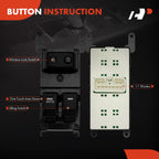 Power Window Switch for Kia Rio (2013-2016)