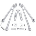 Silver Rear Passenger Foot Pegs & Brackets for BMW S1000RR (2010–2018)