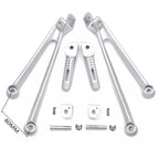 Silver Rear Passenger Foot Pegs & Brackets for BMW S1000RR (2010–2018)