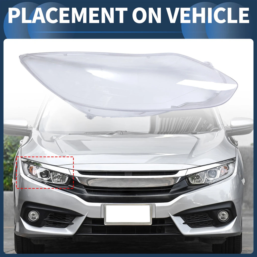 1pc Headlight Lens Cover for Ford Focus (2012–2014) No.BM5Z13008BM