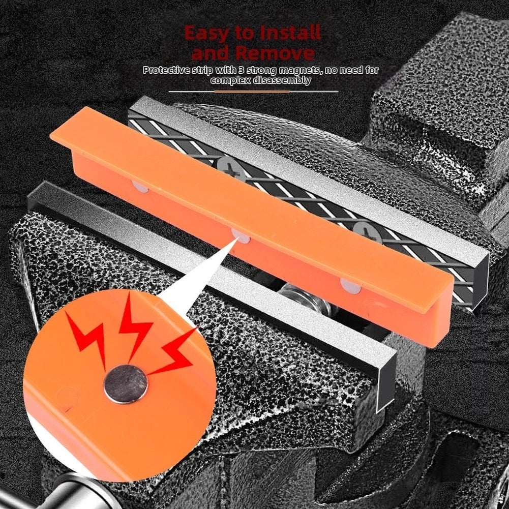 Vise Jaw Protection Strip for Orange 6 Inch Vise (PVC, Diamond Pattern)