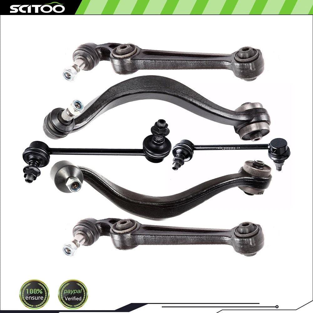 Set of 6 Control Arm Ball Joint Sway Bar for Ford Fusion MKZ (2006–2007)