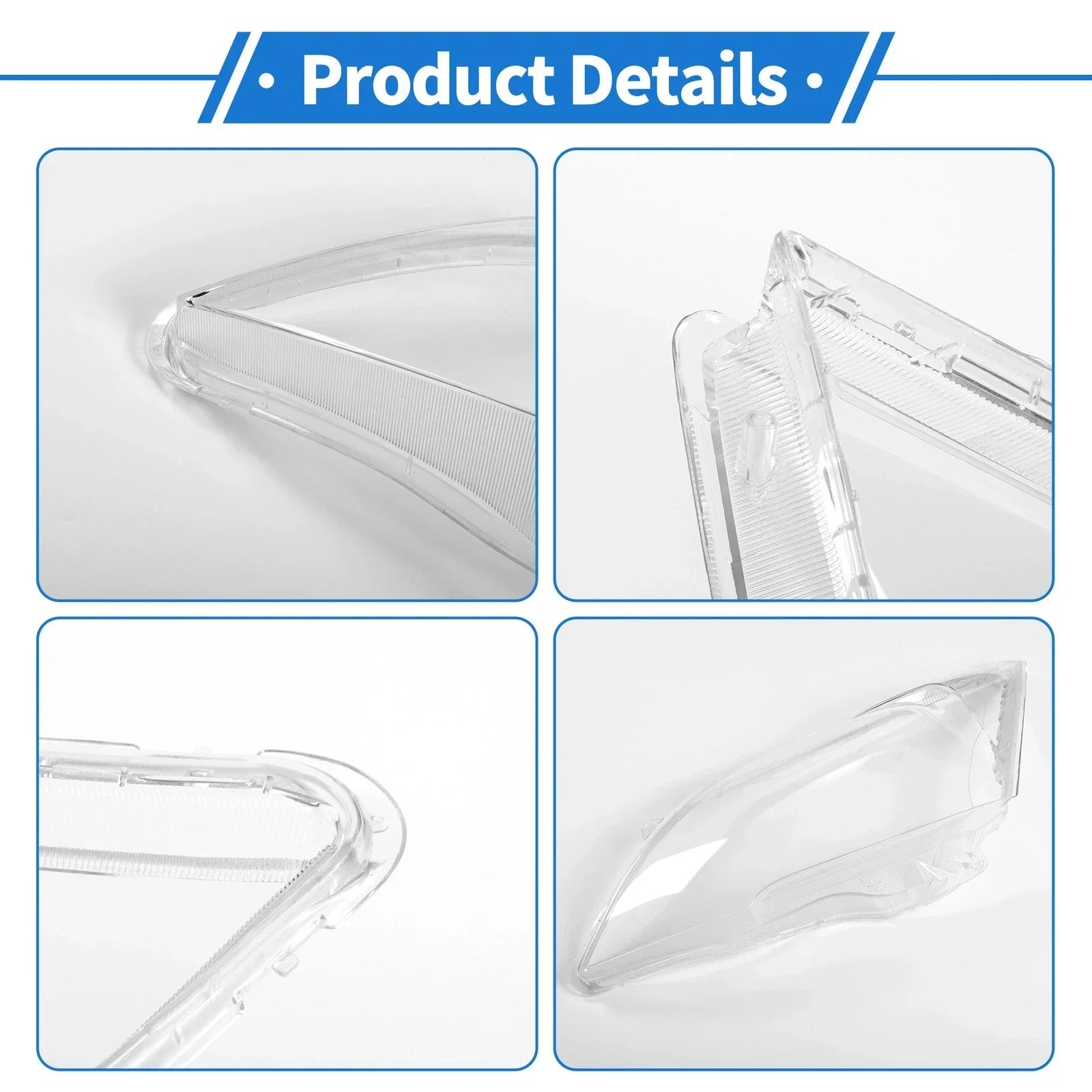 Car Front Left Headlight Lens Cover for Honda CR-V (2007-2011)