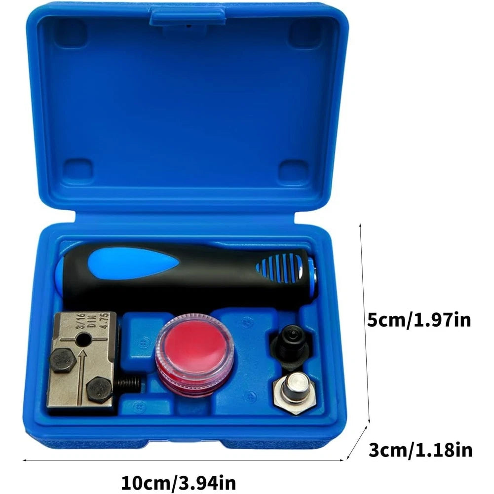 Set of 4 Tube Flaring Tools for Automotive Brake Line Repair (75mm)