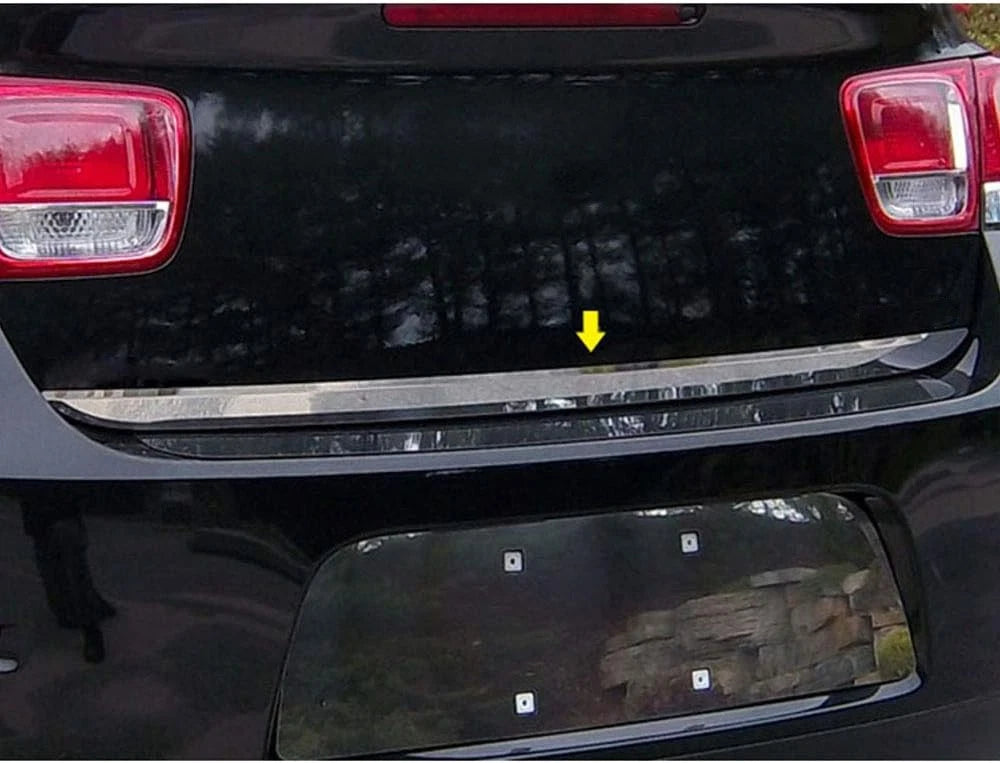 1pc. Luxury FX Chrome 1 3/8' Rear Deck Trim For 2013-2015 Chevy Malibu