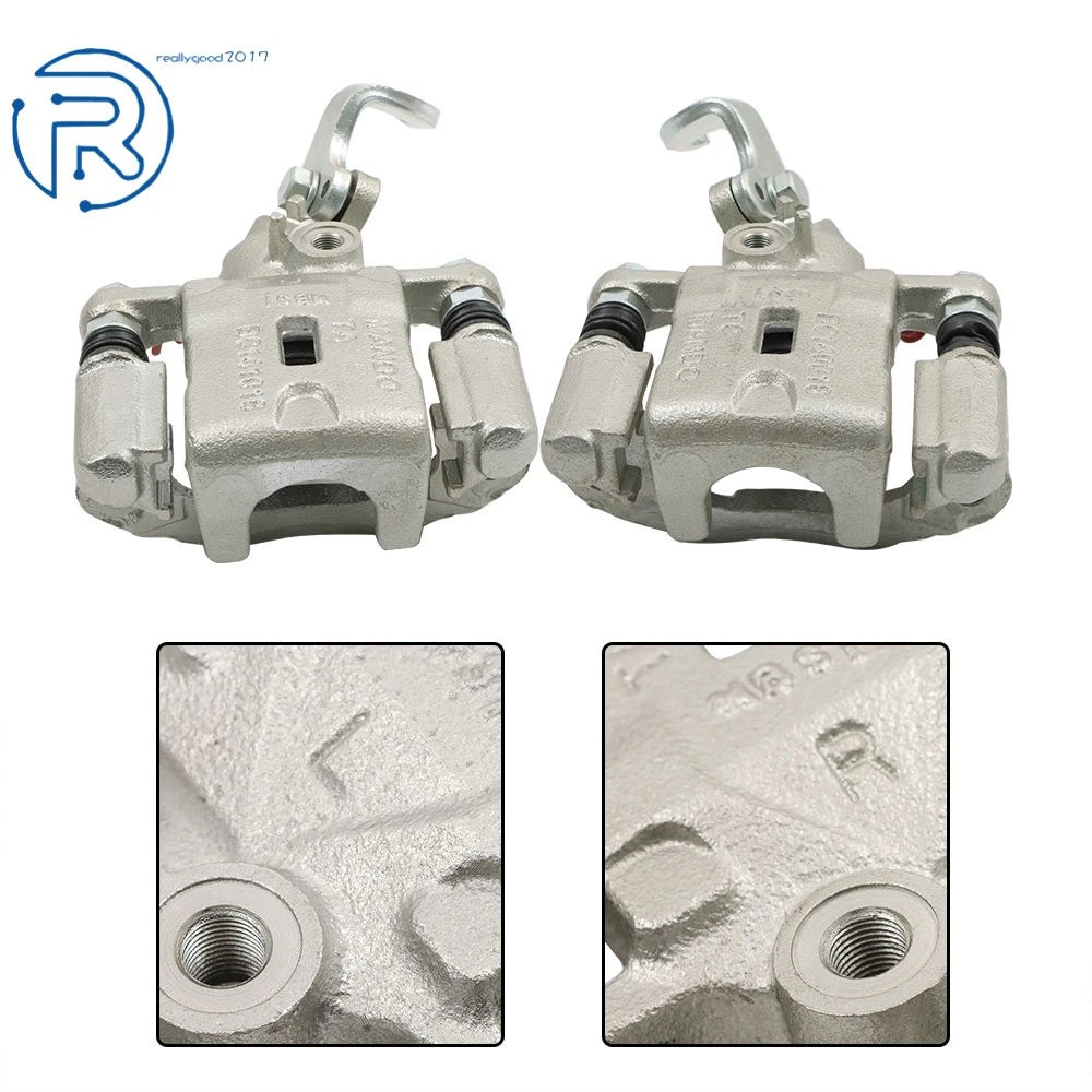 2X Brake Caliper with Bracket for Hyundai (2004–2008) Kia Spectra (2005–2009)