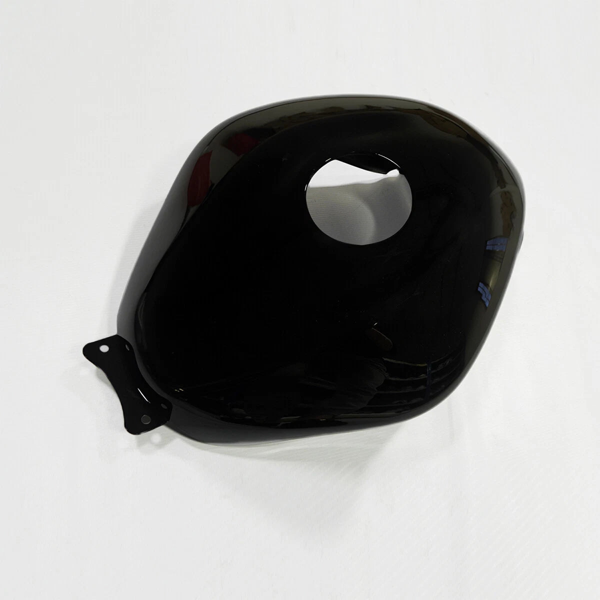 Glossy Black Fuel Gas Tank Cover for Kawasaki Ninja ZX6R (2007–2008)