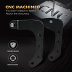 CNC Stainless Steel Neck Brace Support Set for KTM 790 Adventure/890 Adv (2018–2022)