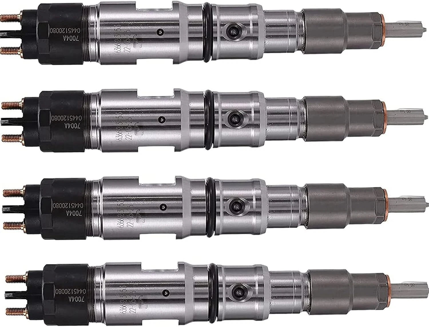 Set of 4 Fuel Injectors 65.10401-7004A for Daewoo Doosan DL06