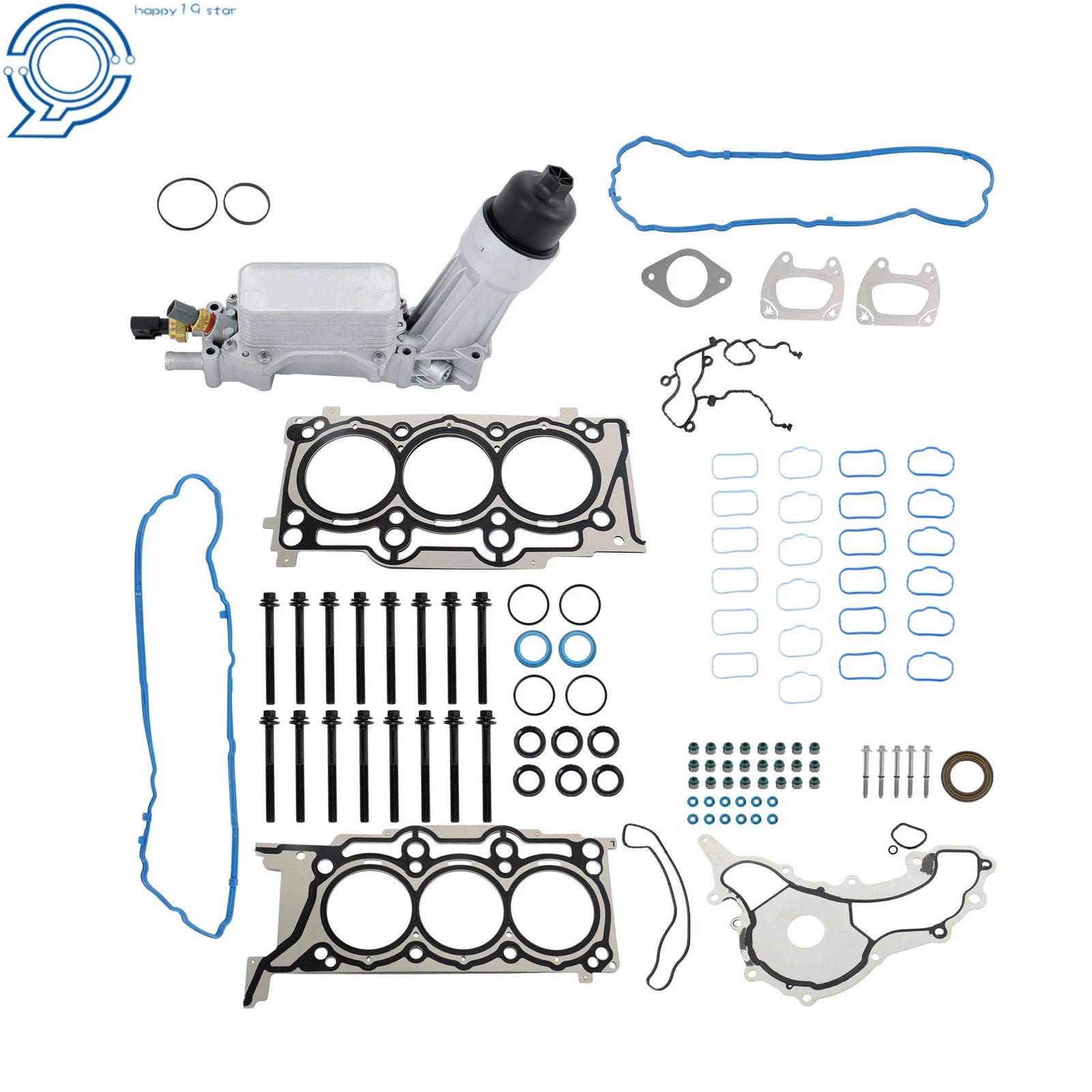 Engine Oil Filter Housing & Head Gasket Set for Chrysler Town & Country (2011–2016)