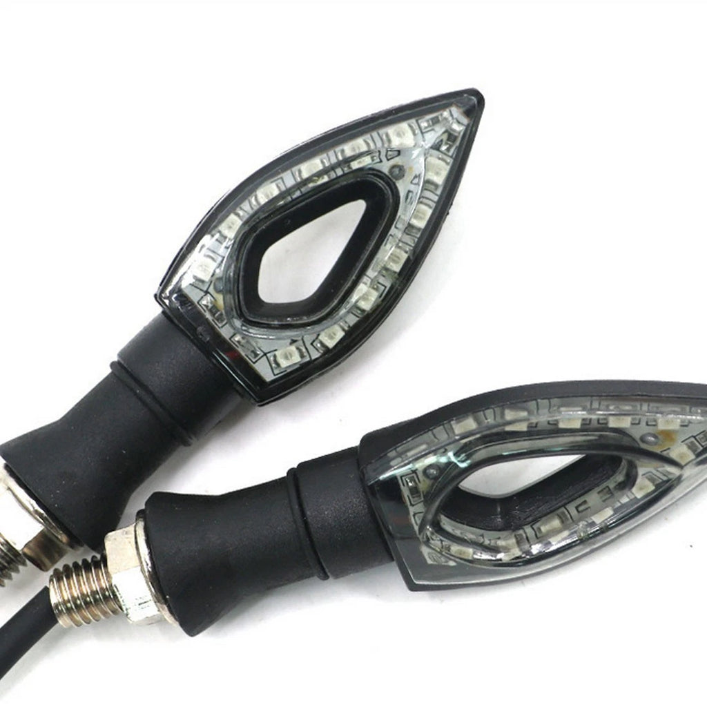 2X Turn Signals Amber Indicators for Cruisers Choppers