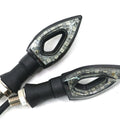 2X Turn Signals Amber Indicators for Cruisers Choppers