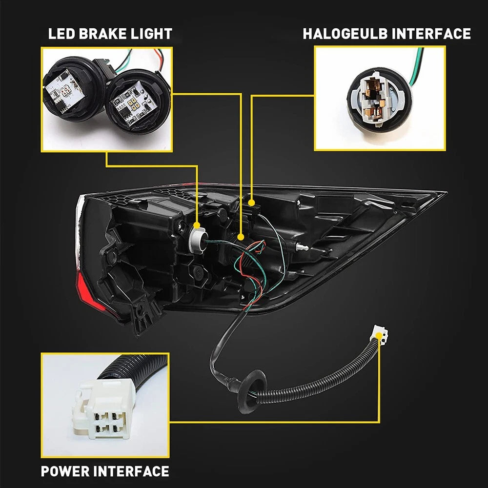 Set of 2 Taillights for Toyota RAV4 (2019â2022)