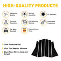 6PCS Carbon Fiber Window Cover Trim for Honda CR-V (2017–2022)