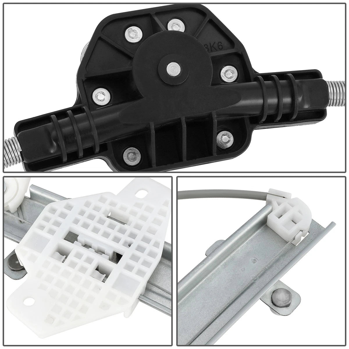 Front Right Manual Window Regulator for Hyundai Accent 2006–2011