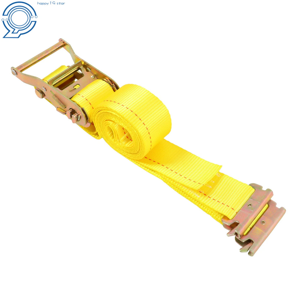 Set of 18 Tie-Down E Track Rails with 12' Ratchet Straps for Trucks