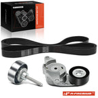 3X Serpentine Belt Drive Component Kit for Chevy Traverse (2009–2012)