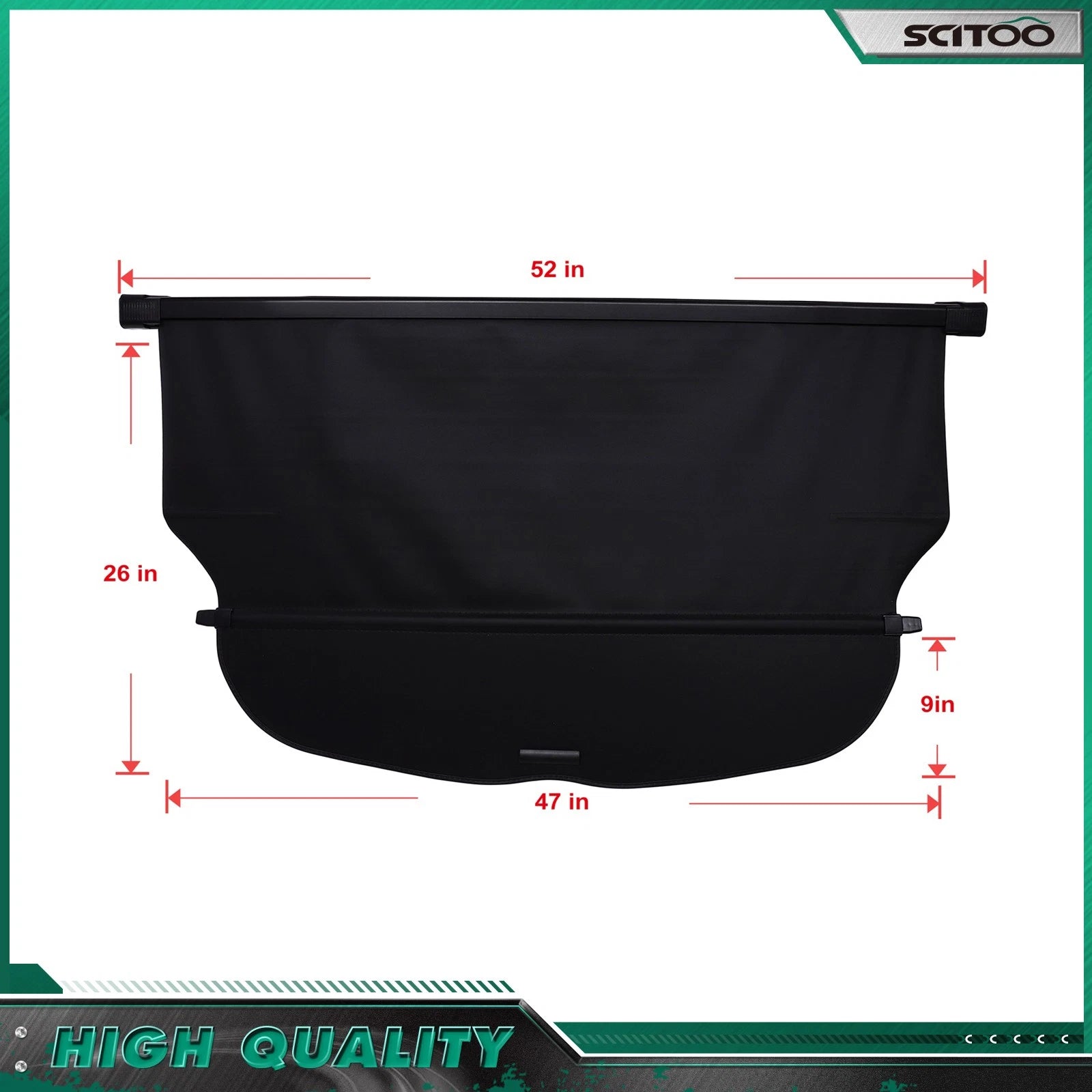 Tonneau Privacy Shield Cargo Cover for Honda CR-V (2017–2022)