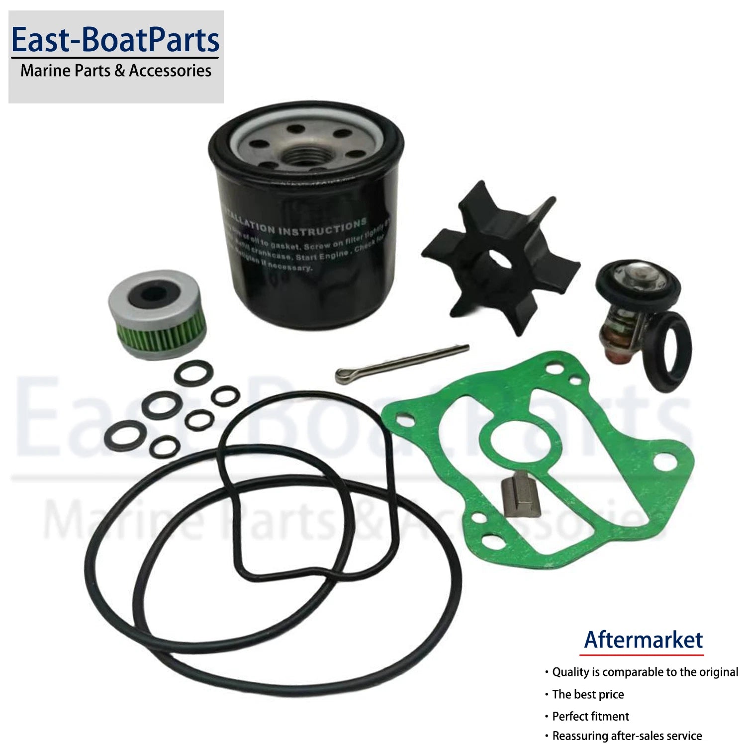 Service Parts Kit Impeller & Filter for Honda BF60A (60HP EFI) (06211-ZZ3-506)