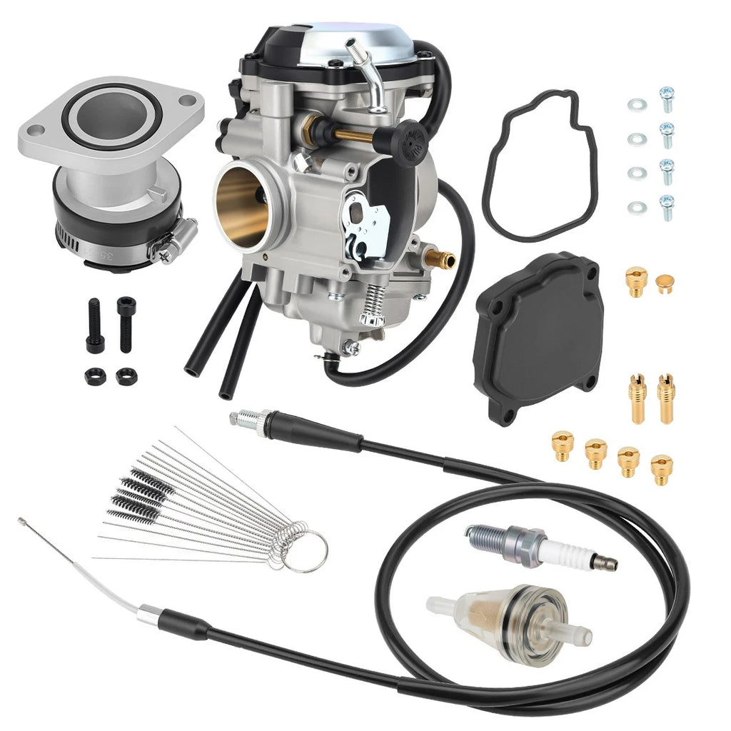Carburetor & Intake Manifold Boot for Yamaha Bear Tracker 250 YFM250X (1999–2004)