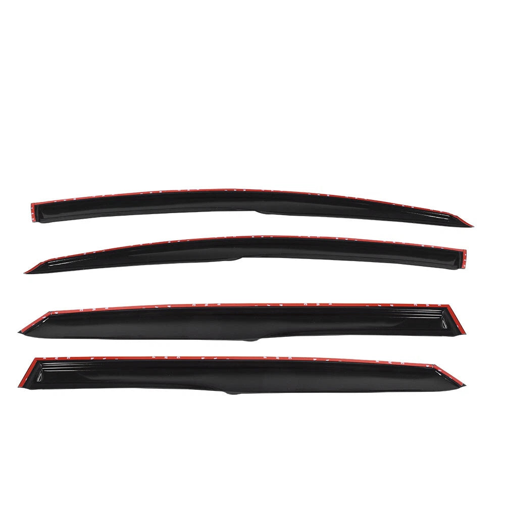 Window Visor for Nissan Sentra Sedan (2013â2019) JDM Wavy 3D Shade