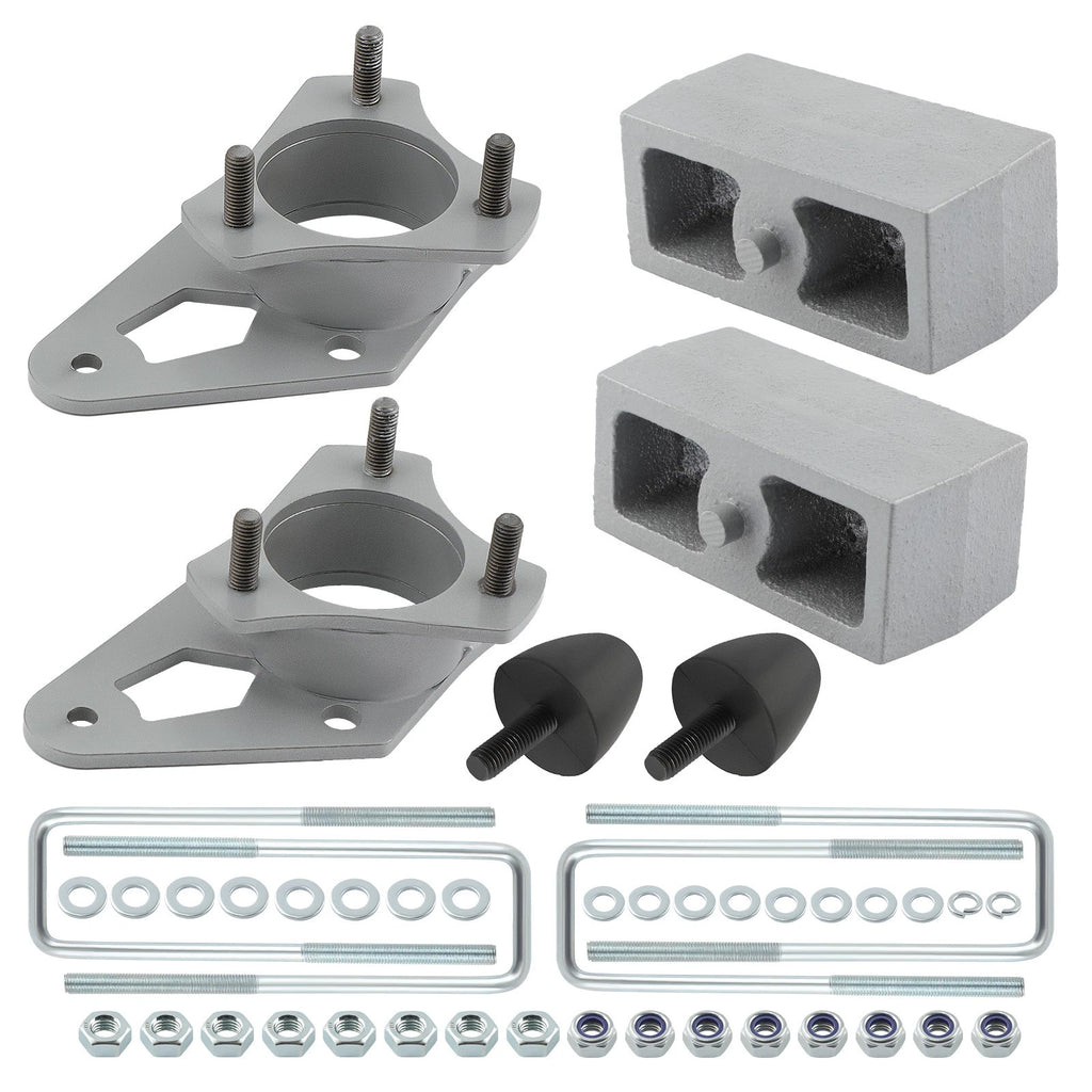 3" Front & 3" Rear Lift Kit Blocks & Spacers for Nissan Frontier (2005–2022)