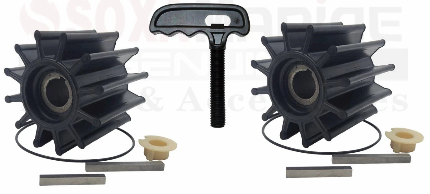 2 Sets Impeller Kits for Cummins Caterpillar (Replaces Sherwood 17000K)