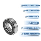 Deep Groove Ball Bearing 6002VV for Various Models (15x32x9mm)