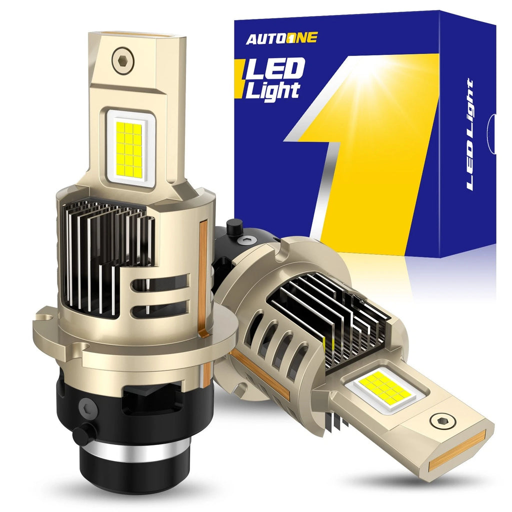 D2S D2R HID to LED Headlight Bulbs Conversion Kit for Autoone (20000LM 200W)