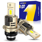 D2S D2R HID to LED Headlight Bulbs Conversion Kit for Autoone (20000LM 200W)