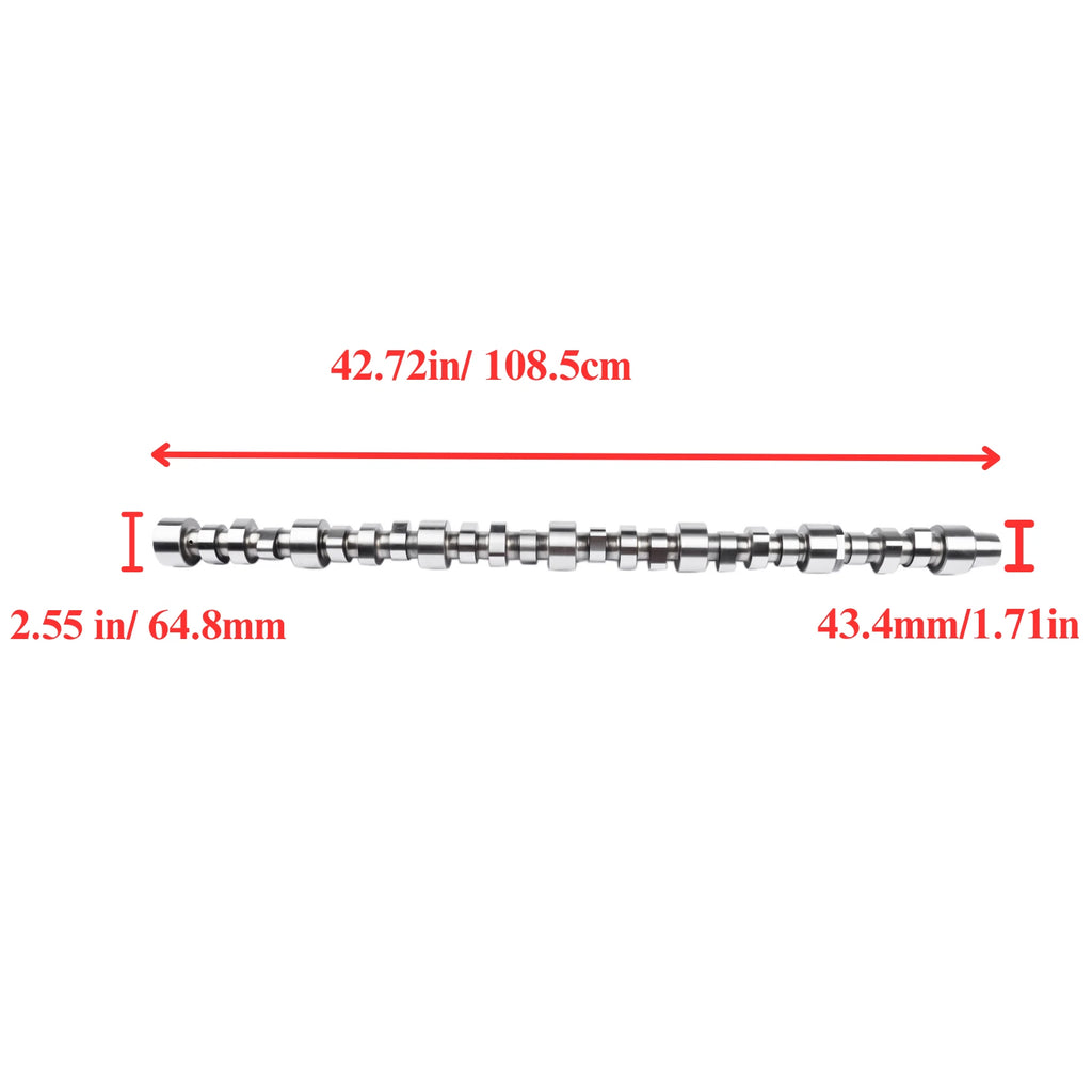 Camshaft for Cummins ISX 15L QSX15 (2007–2019) #3680779, 4059170, 4059331, 4298626