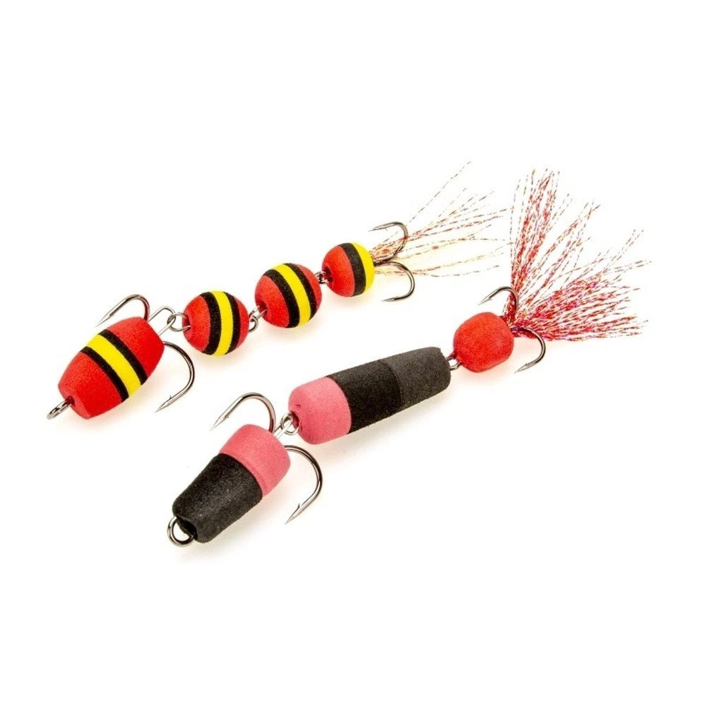 3 Anchor EVA Floating Bait for Carp Snakehead Bass (High Carbon Steel Hooks)