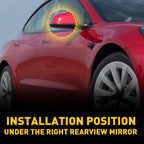 Right Side Door Wing Mirror Lower Holder Cover for Tesla Model 3 (2017–2022)