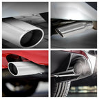Exhaust Pipe Tip for Universal Fit (1.5-2.4" Outlet, 8.5" Length)